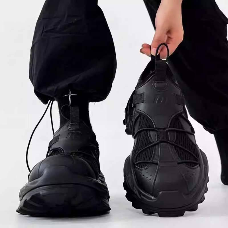 新款巴黎18XL老爹鞋男黑武士炸街机能风户外登山鞋厚底增高运动鞋