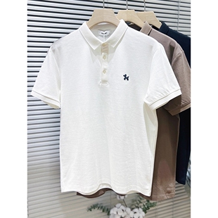 Daily 男士 Home 刺绣珠地棉POLO衫 T恤休闲上衣男 简约修身 翻领短袖