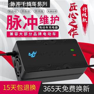 适用于电动车电瓶车充电器48v12ah20ah60v64v72v爱玛台铃小刀电车