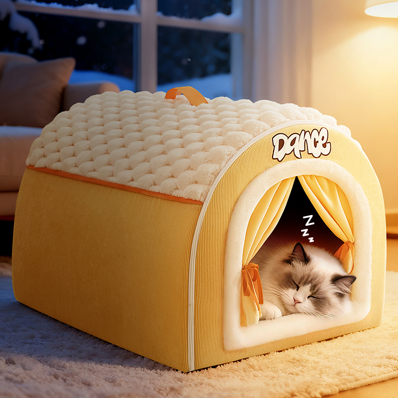 加厚暖冬猫窝温暖大空间睡好眠