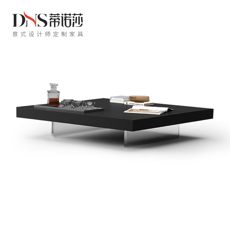 亚克力悬浮茶几意式极简客厅家用设计师严选方形盒子黑色岩板茶几,住宅家具,茶几,淘宝优惠券,粉丝福利购,淘宝优惠卷