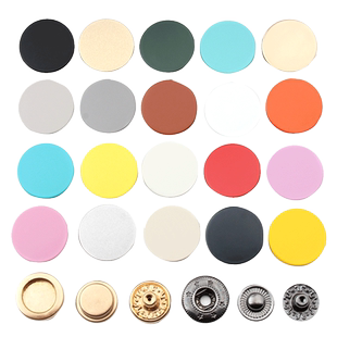 金属免缝纽扣隐形子母扣钉扣暗扣羽绒服四合扣百搭摁扣按扣大扣子