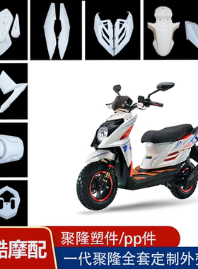 大环聚隆TTX一代电动车全套外壳电摩车壳塑件配件喷漆件灯具pp件