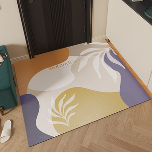 2025入户门地垫pvc可擦免洗皮革地毯门垫进门口玄关脚垫耐脏裁剪