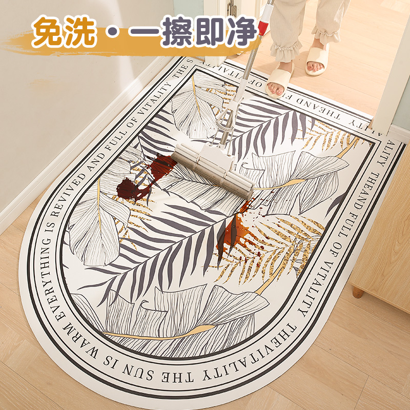 半圆入户门地垫pvc可擦洗