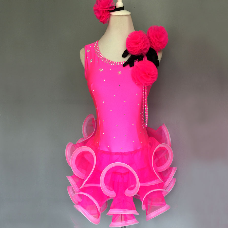 少儿儿童拉丁舞比赛服成人拉丁舞表演服拉丁舞演出服拉丁舞裙D89