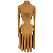 新款 成人拉丁舞演出服拉丁舞比赛服少儿演出服女表演服装 M143