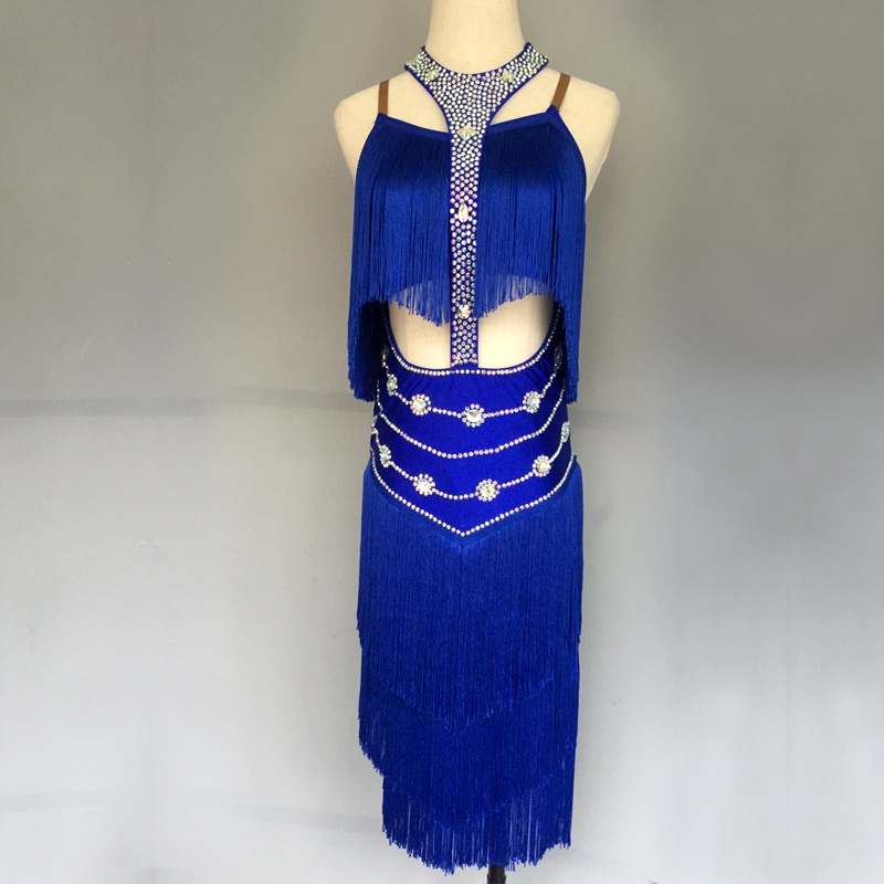 少儿拉丁舞表演服拉丁舞比赛服拉丁舞表演服装拉丁舞演出服女H78