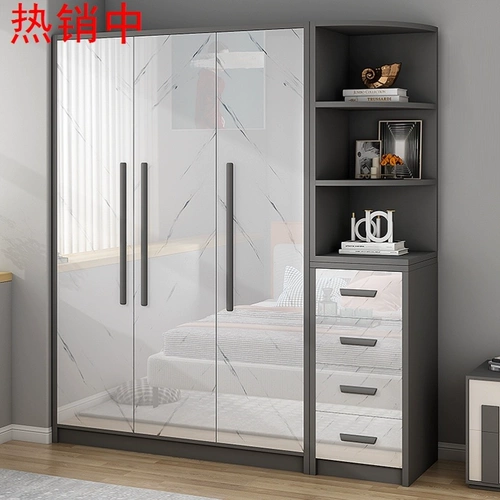 Комбинированная большая мощность пользовательского шкафа универсальный толстый толстый густого шкаф в общем гардеробе