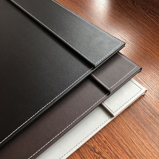 商务办公桌垫写字垫板桌垫大班台电脑鼠标垫皮革加厚硬面超大号|