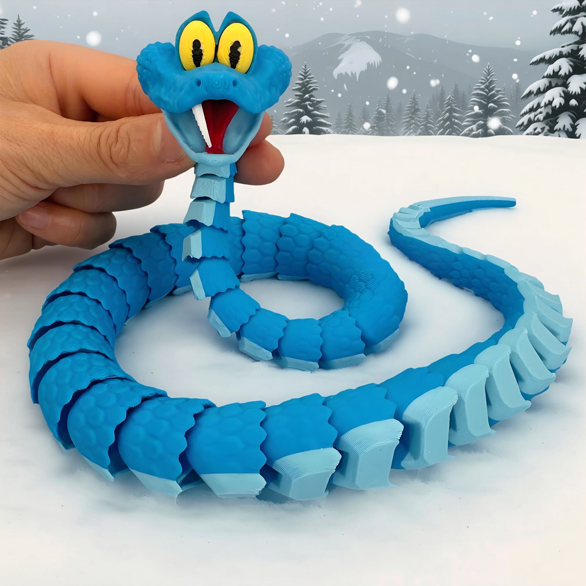 盖瑞蛇疯狂动物城3D打印蛇盖瑞关节可动儿童玩具蛇模型玩具手办,家居饰品,3D模型摆件,淘宝优惠券,粉丝福利购,淘宝优惠卷