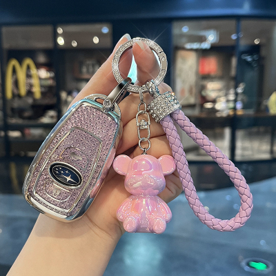 斯巴鲁钥匙套新升级高档全包款