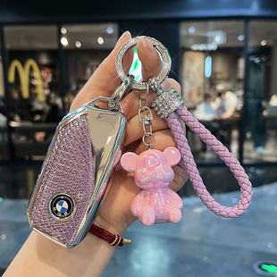 适用宝马钥匙套25款X3三X5L五5系3系1系X7系X6Xi5系车扣530li女壳