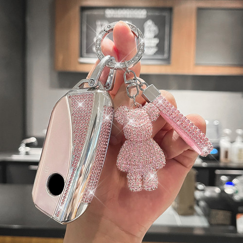 专用宝马钥匙套新升级高档全包