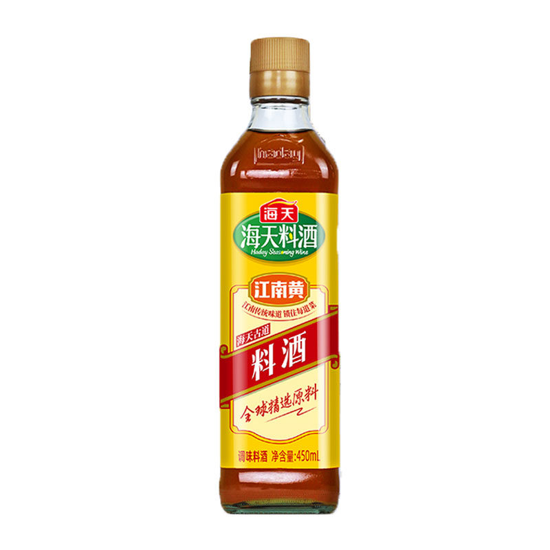 海天古道料酒450ml/瓶 海鲜牛肉羊肉烹饪 去腥解膻厨房调味料