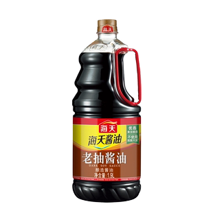 海天老抽酱油1.9L大桶装商家用红烧炒菜上色酱油800/1900ml调味品