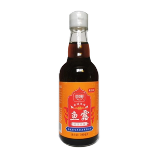 顶顶鲜原汁鱼露340ml鱼酱油潮汕生腌制雨露调味泰国风味泰式小瓶