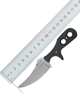 COLD STEEL冷钢 49HSF迷你战术直刀野外生存装备颈刀户外工具刀具