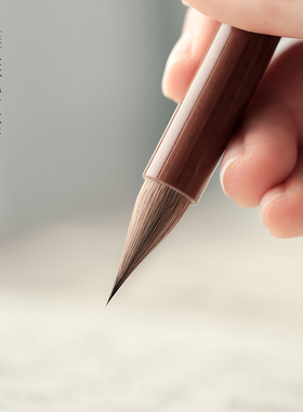 问心堂鸡紫毫小楷毛笔鸡毫兔毫小楷鸡距笔兼毫初学者毛笔专业文房四宝小行书毛笔书法专用小楷创作品用笔