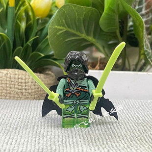 中国积木幻影忍者透明幽灵风系摩罗大师拼装积木男孩玩具人仔礼物