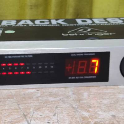 可维修百灵达 behringer fbq1000反馈抑制器议价