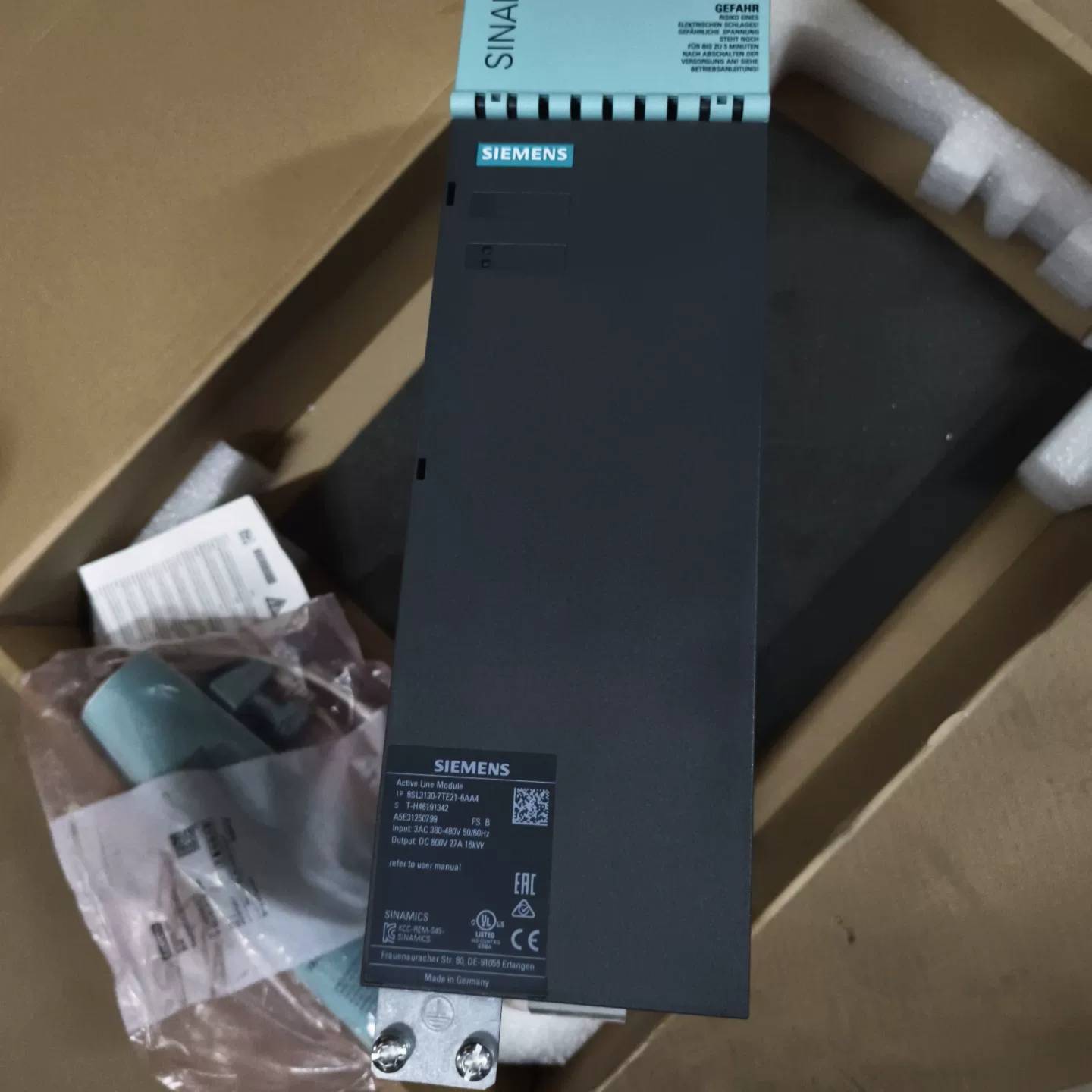 可维修西门子SINAMICS变频器，型号6SL3130-7TE21议价