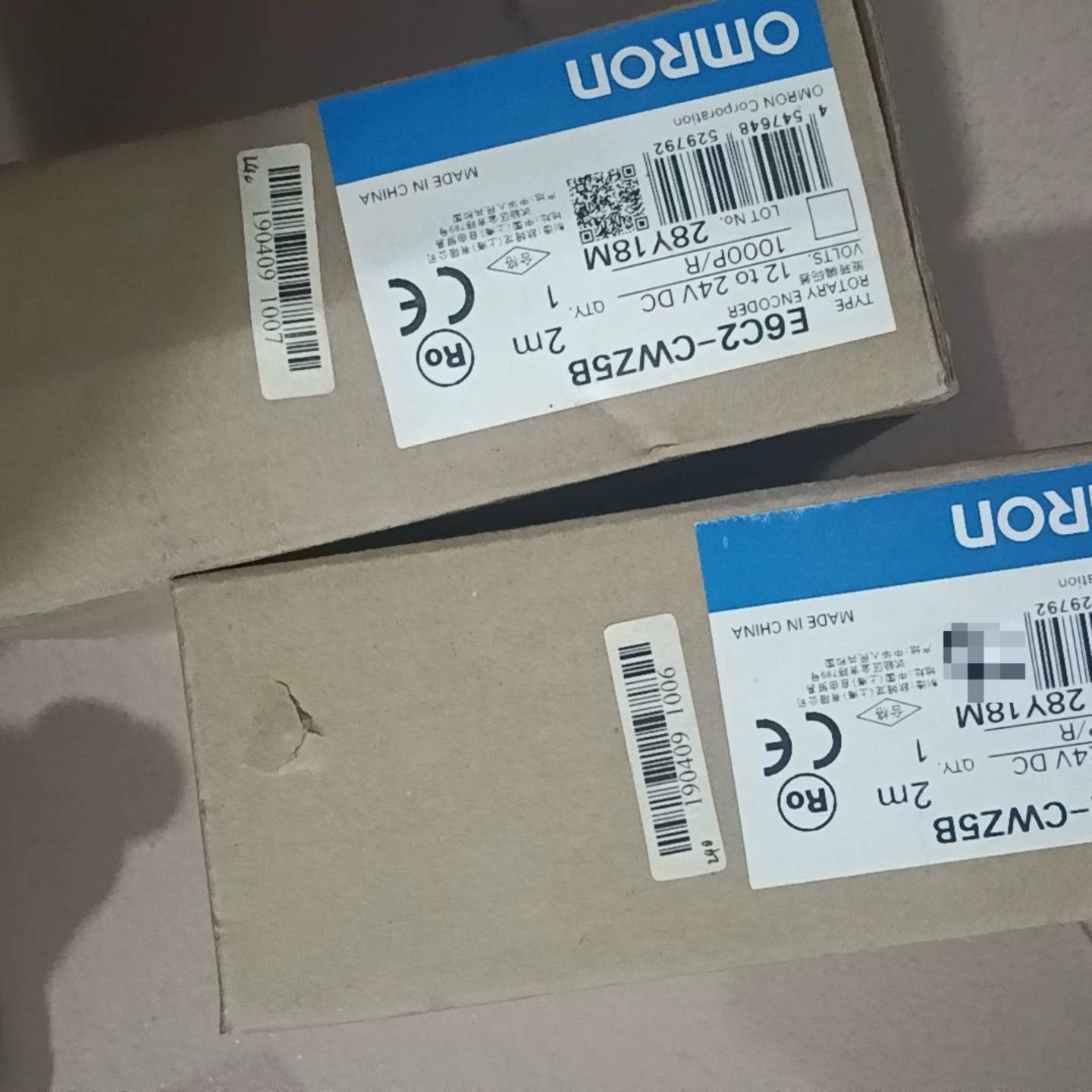 可维修欧姆龙旋转编码器E6C2-CWZ5B,1000P/R分辨率,议价