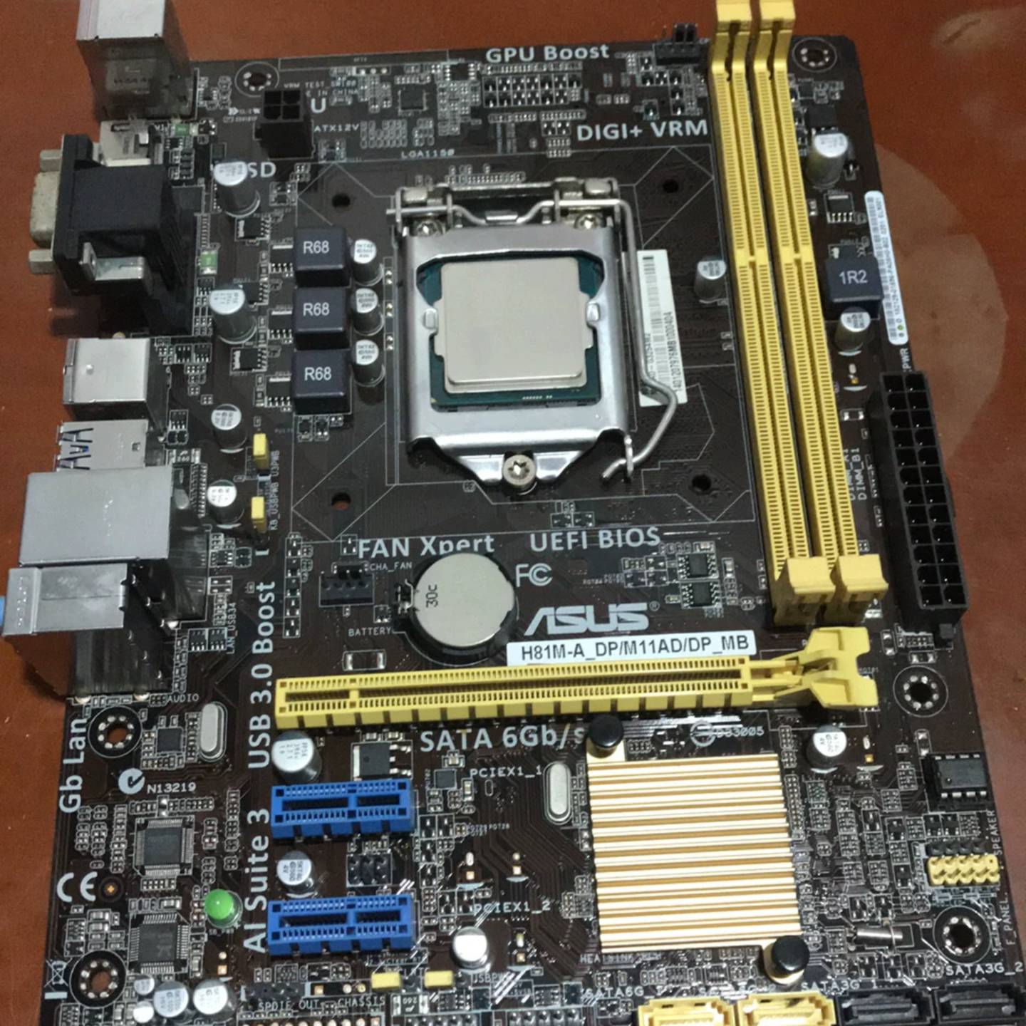 可维修ASUS H81M-A主板 G3220CPU议价