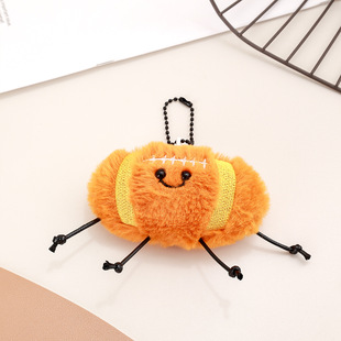 美式橄榄球毛绒挂件可爱萌玩具公仔包包挂饰钥匙扣娃娃