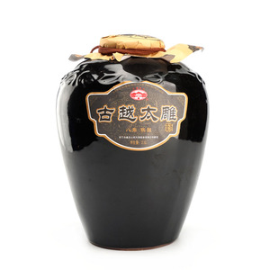 古越龙山绍兴黄酒花雕糯米酒古越太雕酒2.5L八年陈酿坛装阿胶裸坛