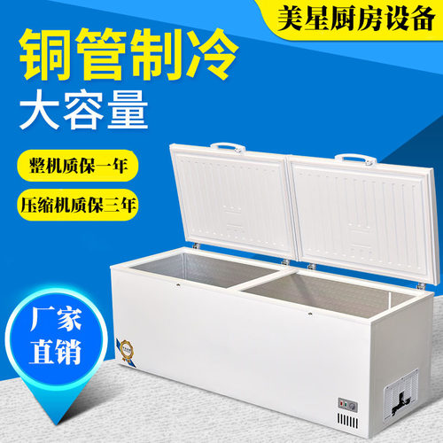 冰柜商用大容量保鲜冷冻两用冰箱冷柜卧式冷藏展示柜单用雪糕柜