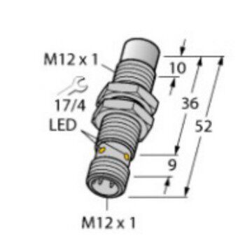 现货NI10U-EM12WD-AP6X-H1141/3GD电感式传感器 用于食品行业