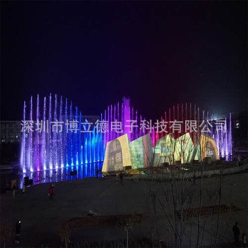 程加工控喷泉水景喷泉653工程泉程工喷彩色室外水幕激光电影大型