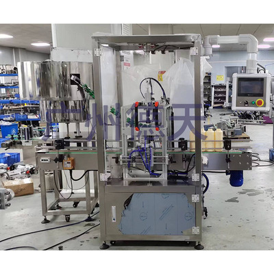 定制自动上盖机尖嘴瓶鸭嘴瓶异性瓶盖自动上盖矿泉水瓶自动落盖机