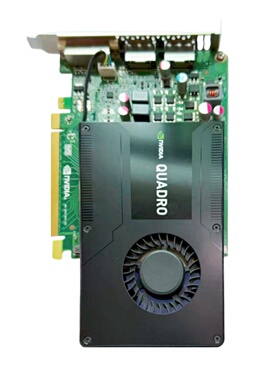 NVIDIA Quadro K2200专业图形显卡 4G显存 GDDR5 双DP+DVI接口