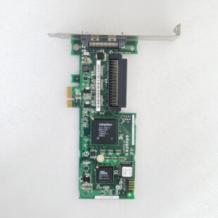 Adaptec ASC-29320LPE SCSI硬盘阵列卡 43W4325  PCI-E X1