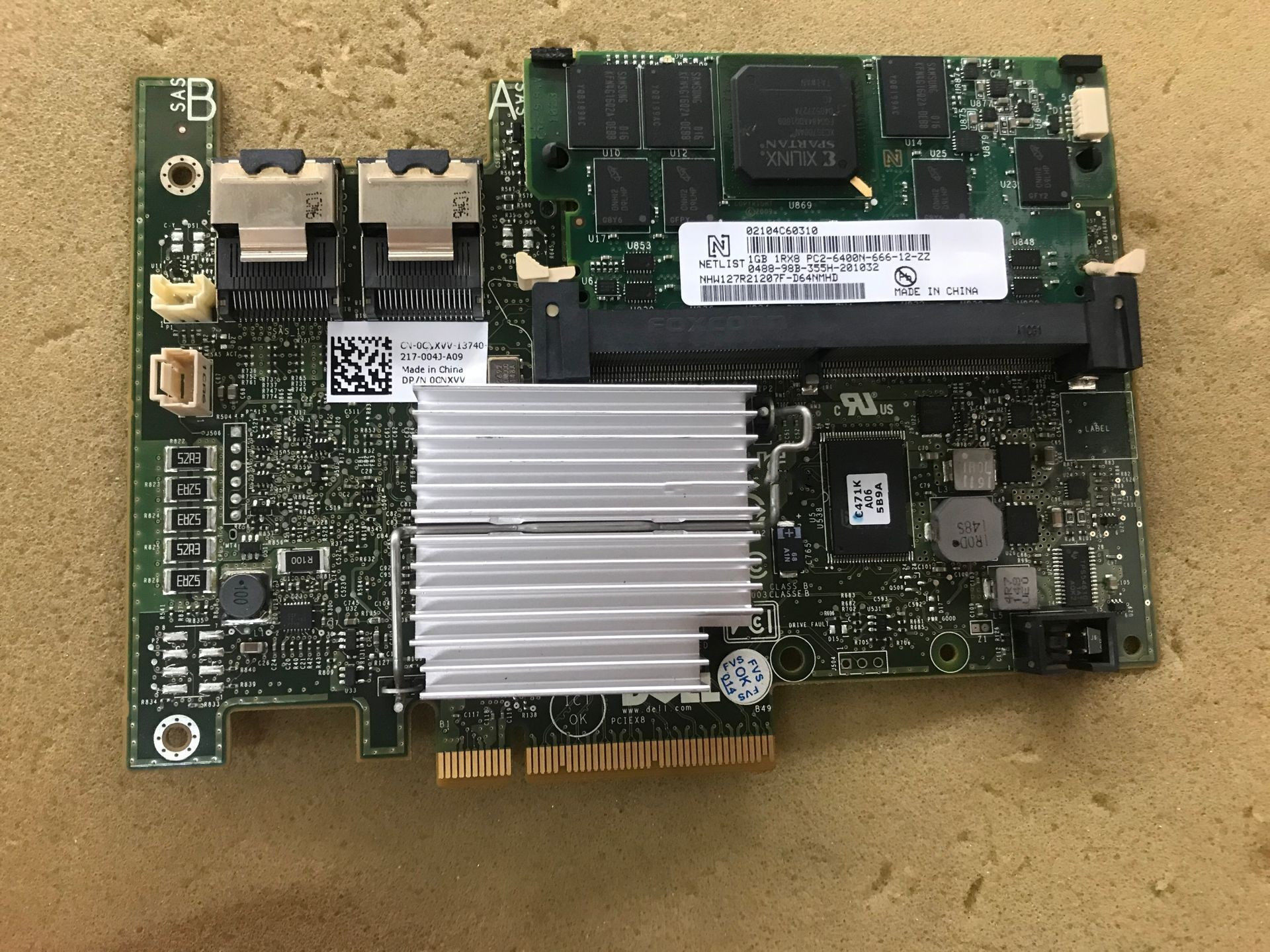 dell h700/512m/ 1g sas 6g/s 阵列卡 w56w0 cnxvv xxfvx