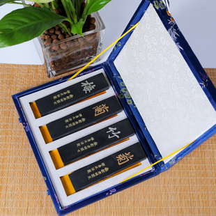 歙县老胡开文墨厂梅兰竹菊松烟套墨收藏会议礼品伴手礼墨