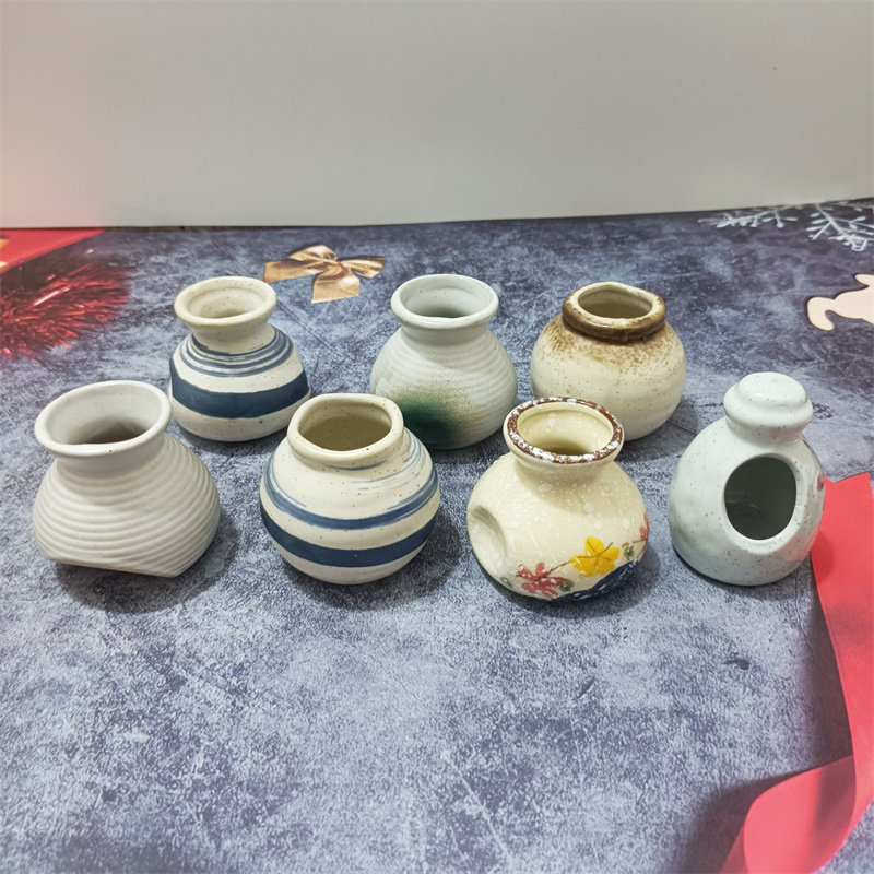 干冰牙签筒壶日式式特色陶瓷和风居酒屋刺身料理摆盘烟雾效果餐具