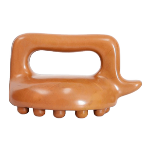 红砭石按摩龟刮痧龟经络刮痧肩颈手柄推拿工具经络刷腰腹部带脉推