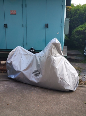 适用哈雷X48sportster突破者883硬汉肥仔肥霸750公路大滑翔车衣罩