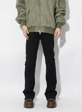 Z POCKET美式复古cleanfit修身牛仔裤潮牌男女休闲裤子显瘦长裤