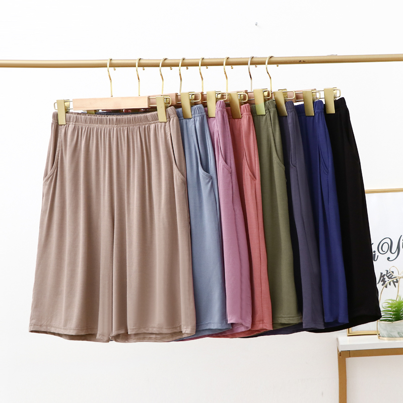 莫代爾高腰中老年可外穿家居褲