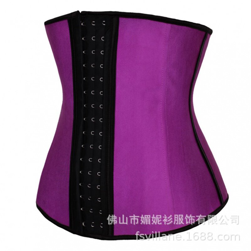 紫色Waist trainer latex corset收腹束腰橡胶塑身衣 运动束身衣|msdalam kategori rumah Fabrik, Mats - dari Buy2taobao.com untuk memberikan perkhidmatan ejen Taobao profesional membeli
