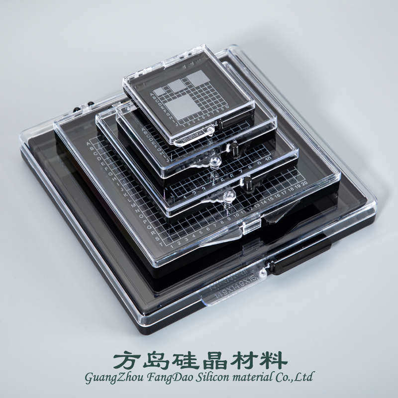 芯片自吸附盒自粘储存盒子硅片芯片粘性晶片收藏盒收纳盒储藏