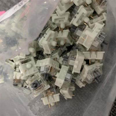 高特绿轴紫轴 金轴银轴 静音白轴 灰轴机械键盘轴 客制化无声安静