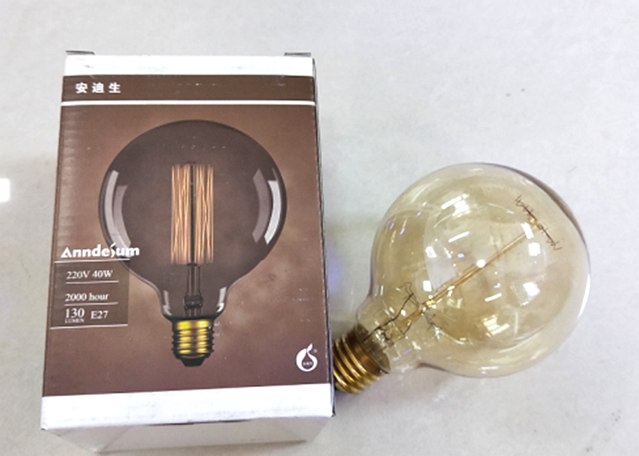 安迪生40w复古钨丝大灯泡e27螺口