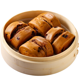 信华食品红糖馒头85gx6个儿童营养早餐速食面点手撕黑糖馒头速食