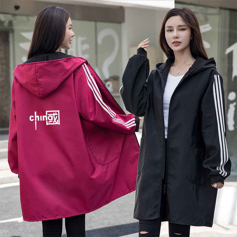 防风防水 加绒加厚 双拉头连帽设计 可外穿