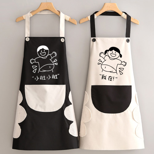 曼达萌防水小肚围裙工作服定制